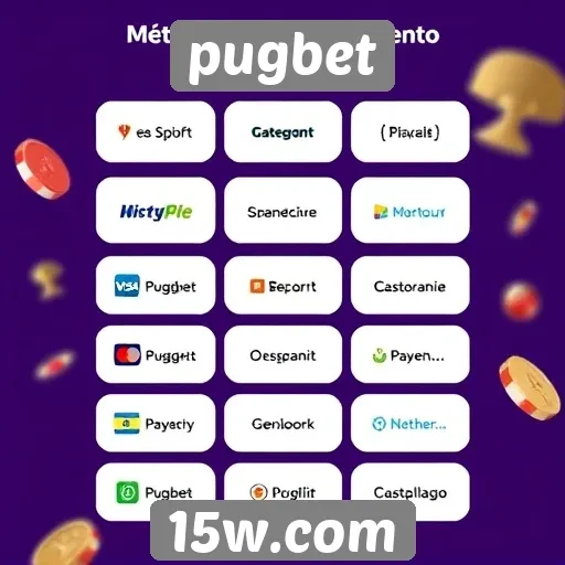Métodos de pagamento aceitos no pugbet